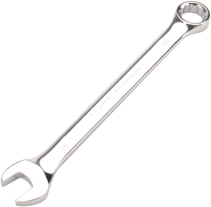 FLZOSPER 18mm Metric Wrench,12-Point Box End Head Combination Wrench Spanner - Image 1